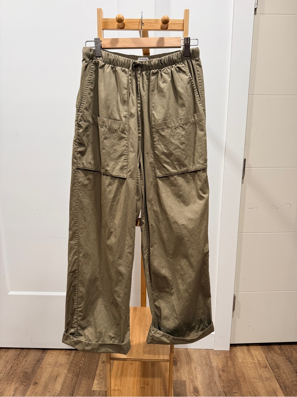 Babaton Palo Pant Cargo Joggers in Brown Size Small